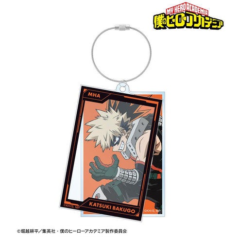 『僕のヒーローアカデミア』爆豪勝己 2連ワイヤーBIGアクリルキーホルダー【202508再販】